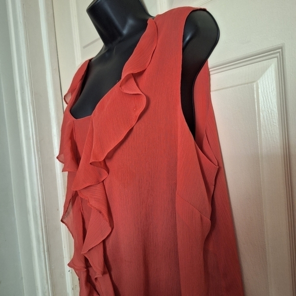 Nue options plus ruffled tank top size 2X - Picture 4 of 5